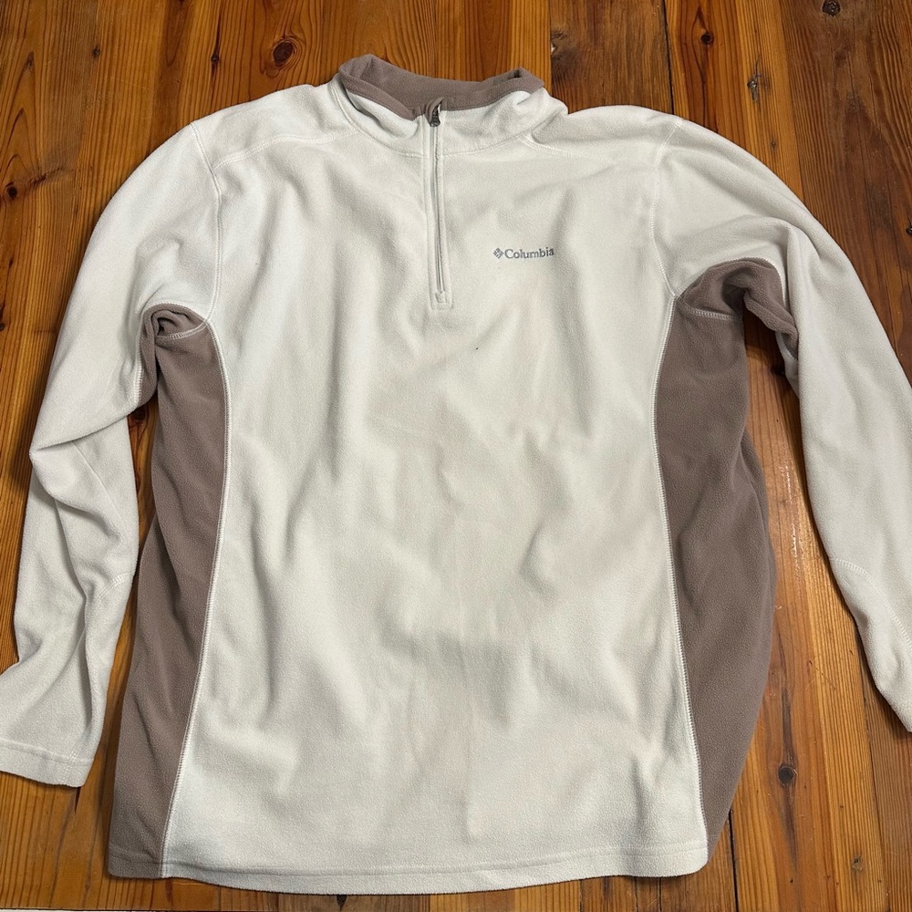XL Columbia fleece 1/4 zip pull over